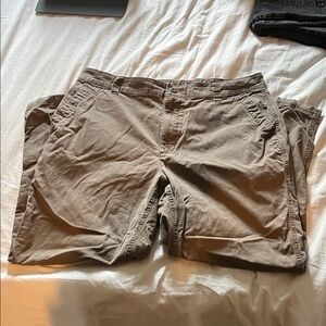 Old Navy Men's Khaki Flat Front Shorts